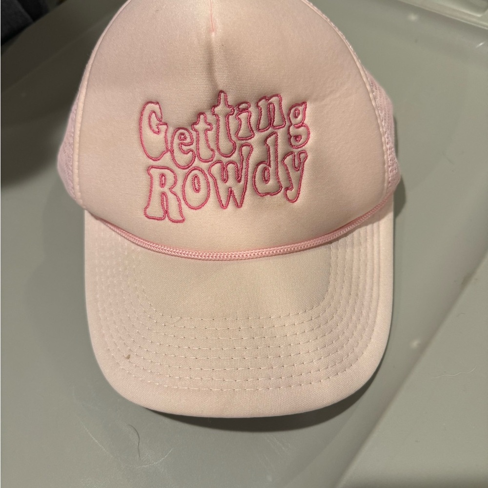 Pink Getting Rowdy hat from boutique